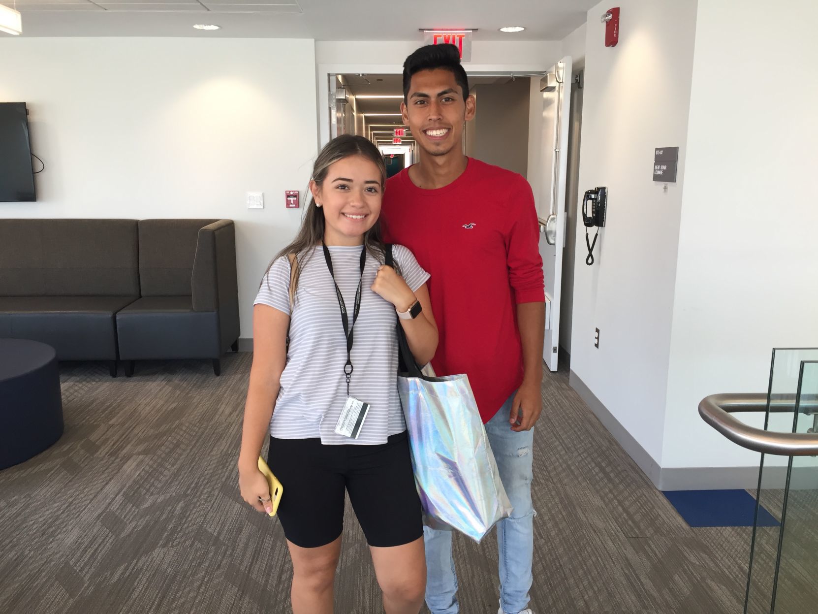 Freshmen Stockton University students move into the dorms in Atlantic City Saturday, Aug. 31, 2019.